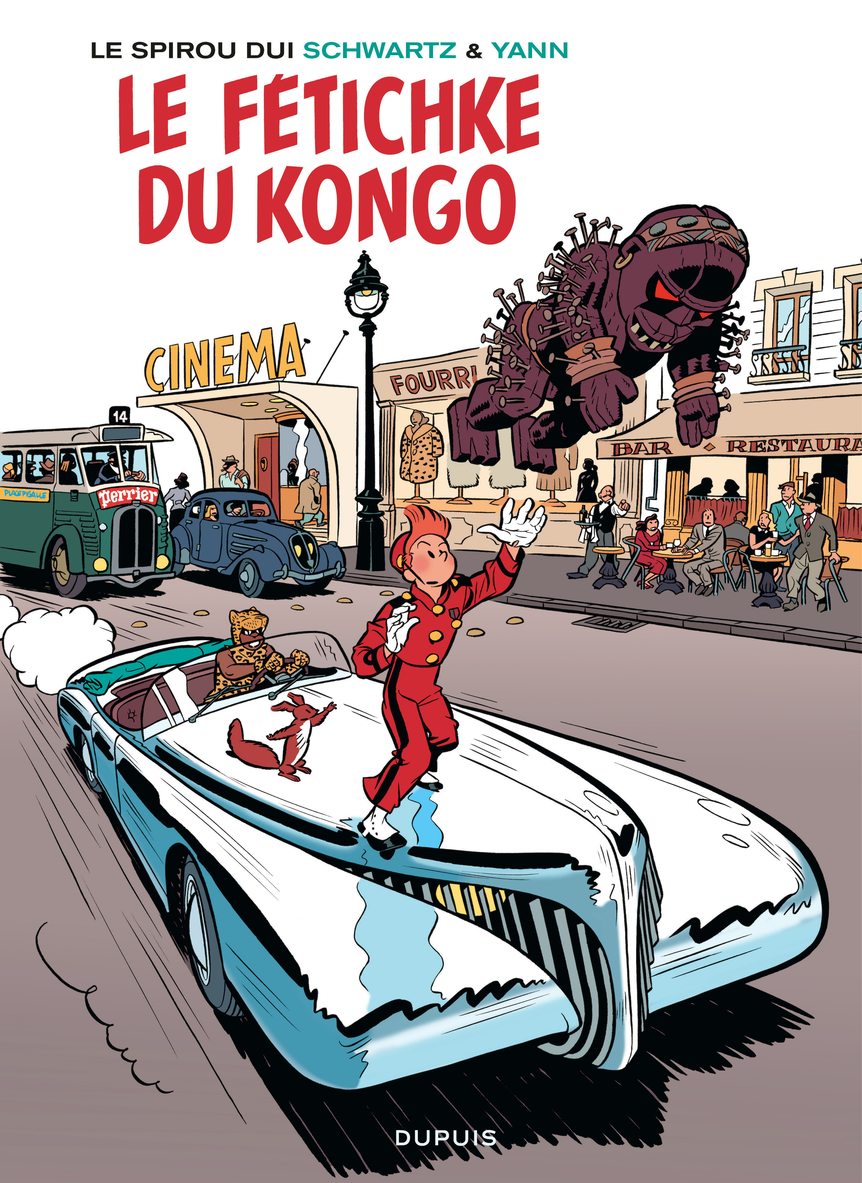 Le Spirou de ... - Tome 7 - La femme léopard (bruxellois) (9782800160511-front-cover)