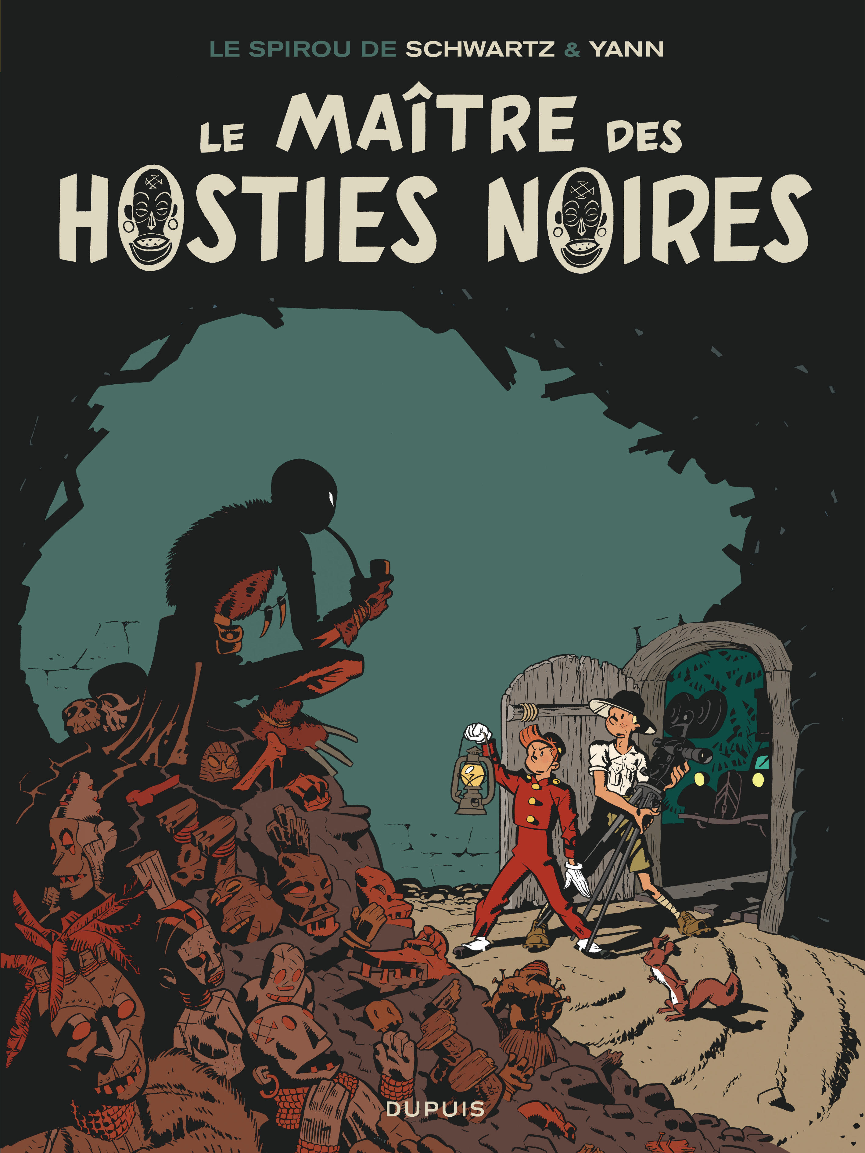 Le Spirou de ... - Tome 11 - Le Maître des hosties noires (9782800164021-front-cover)