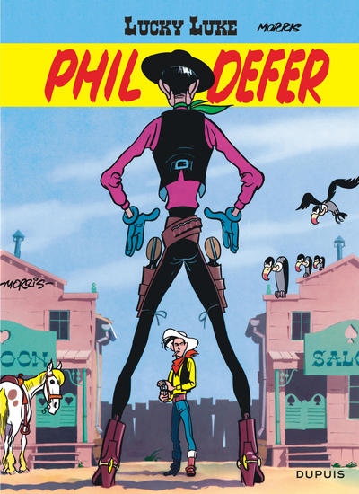 Lucky Luke - Tome 8 - Phil Defer (9782800114705-front-cover)