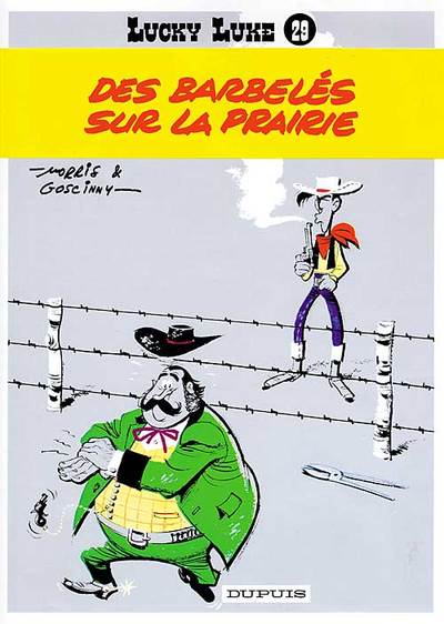 Lucky Luke - Tome 29 - Des barbelés sur la prairie (9782800114699-front-cover)