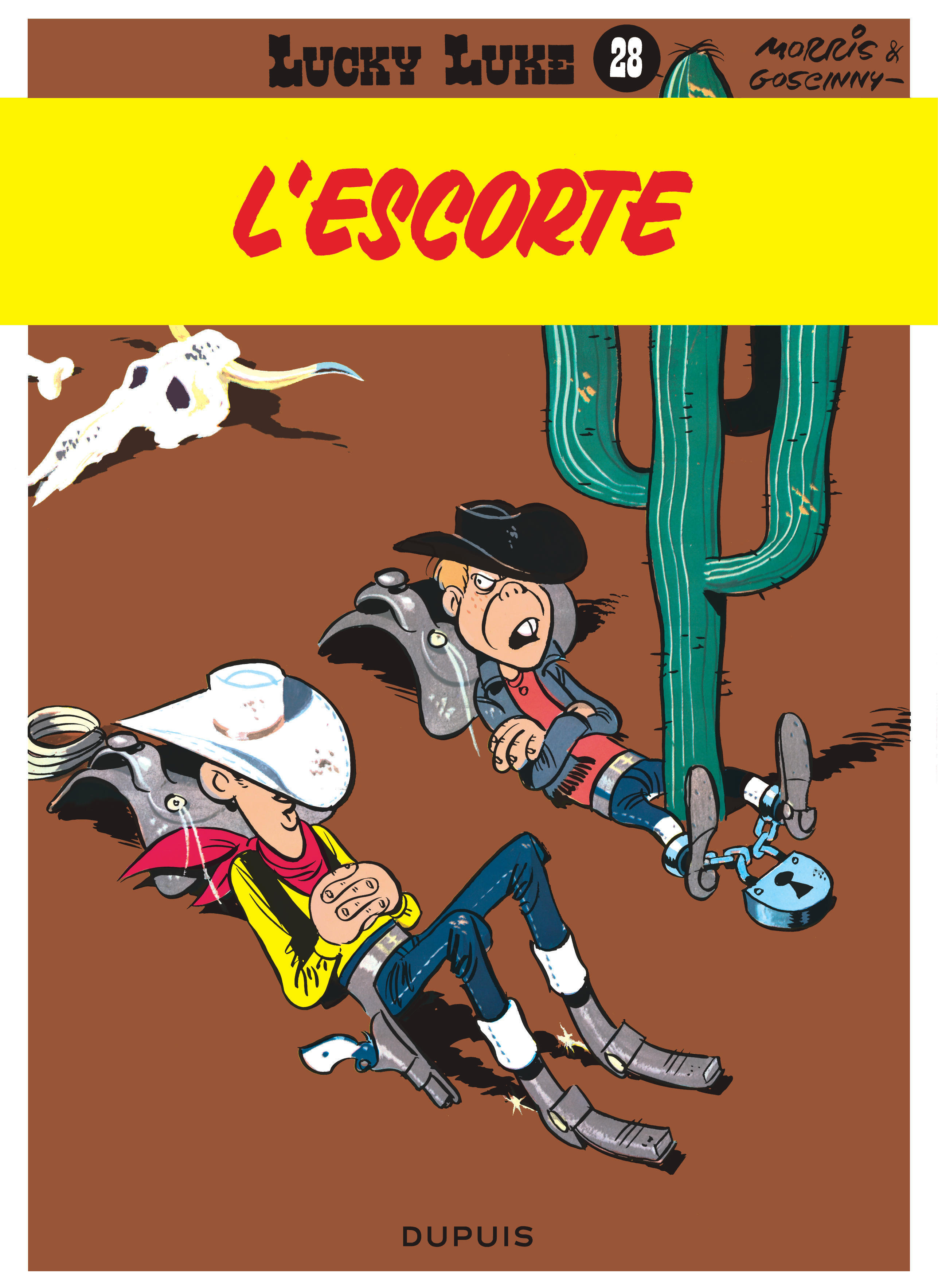 Lucky Luke - Tome 28 - L'Escorte (9782800114682-front-cover)