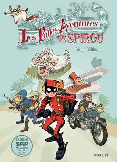 Spirou et Fantasio - Hors-série - Tome 5 - Les Folles Aventures de Spirou (9782800169583-front-cover)