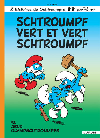 Les Schtroumpfs - Tome 9 - Schtroumpf vert et vert Schtroumpf (9782800103242-front-cover)