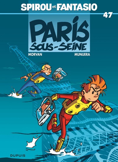 Spirou et Fantasio - Tome 47 - Paris-sous-Seine (9782800129471-front-cover)