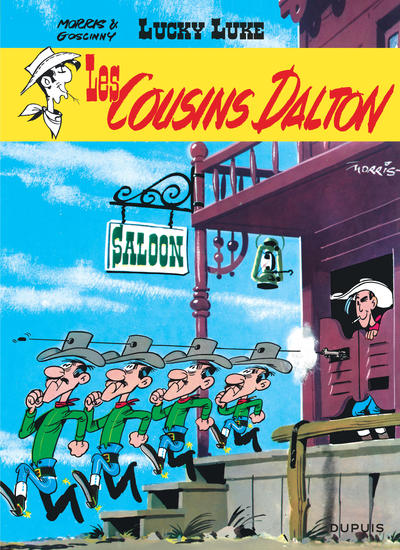 Lucky Luke - Tome 12 - Les Cousins Dalton (9782800114521-front-cover)