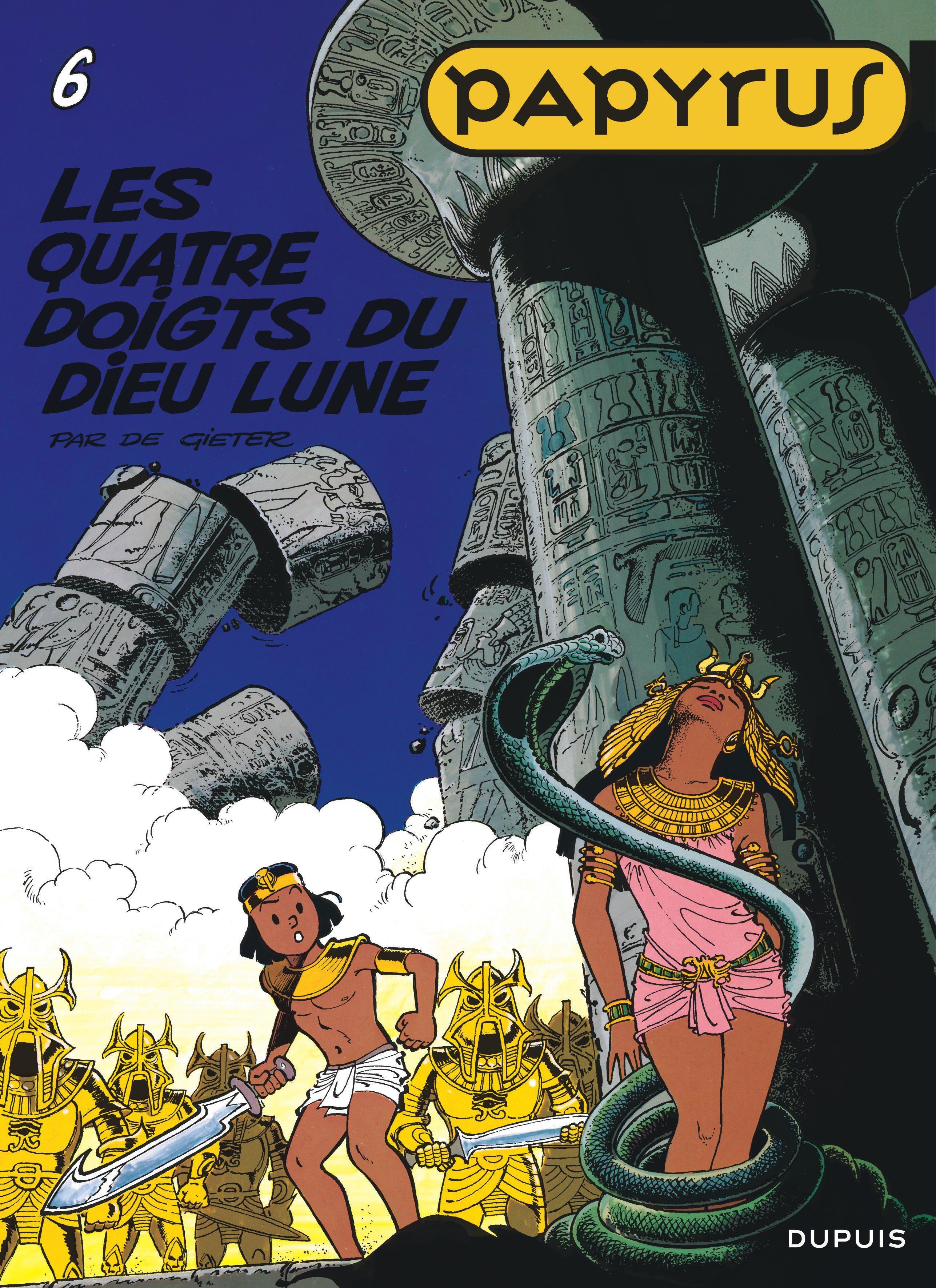 Papyrus - Tome 6 - Les Quatre doigts du Dieu Lune (9782800127262-front-cover)