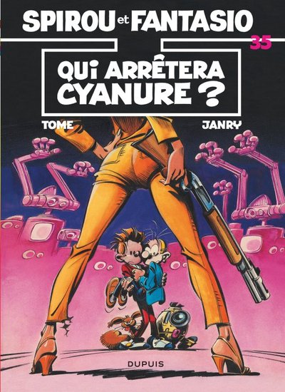 Spirou et Fantasio - Tome 35 - Qui arrêtera Cyanure ? (9782800111360-front-cover)