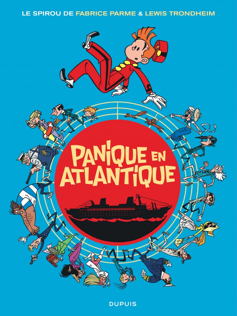 Le Spirou de ... - Tome 6 - Panique en Atlantique (9782800147383-front-cover)