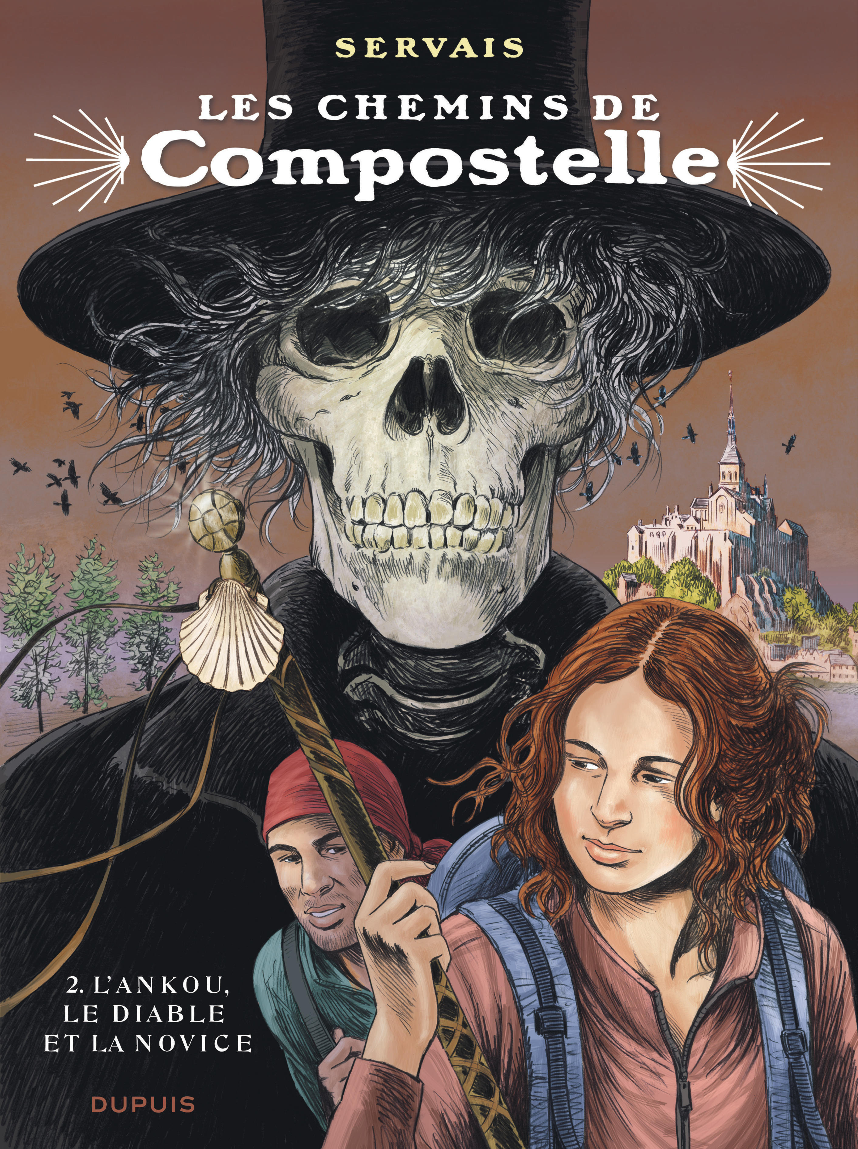 Les chemins de Compostelle - Tome 2 - L'ankou, le diable et la novice (9782800163598-front-cover)