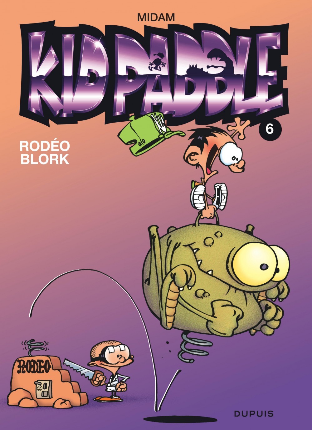 Kid Paddle - Tome 6 - Rodéo blork (9782800129570-front-cover)