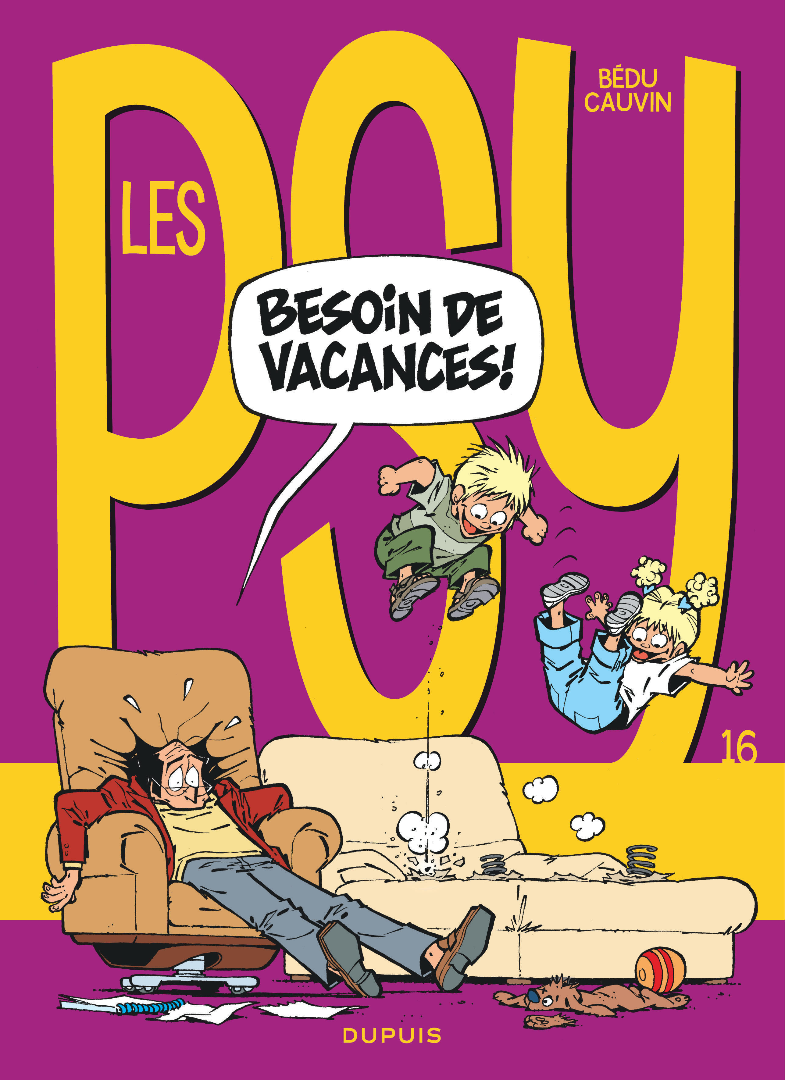 Les Psy - Tome 16 - Besoin de vacances ! (nouvelle maquette) (9782800164564-front-cover)