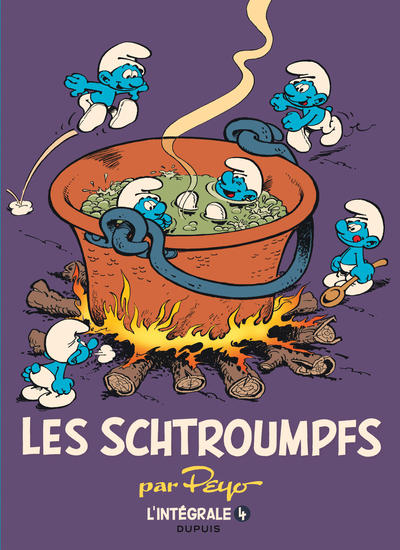 Les Schtroumpfs - L'intégrale - Tome 4 - 1975-1988 (9782800167206-front-cover)