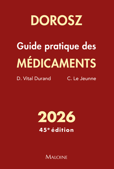 Dorosz Guide pratique des médicaments 2026, 45e éd. (9782224037185-front-cover)