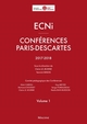 ECNI ? conférences paris-Descartes ? volume 1 ? 2017-2018 (9782224035747-front-cover)