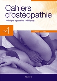 CAHIERS D'OSTEOPATHIE N 4 - TECHNIQUES MYOTENSIVES RACHIDIENNES (9782224031060-front-cover)