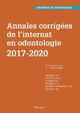 Annales corrigees de l'internat en odontologie 2017-2020 (9782224036300-front-cover)