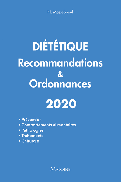 dietetique 2020, RECOMMANDATIONS & ORDONNANCES (9782224035815-front-cover)