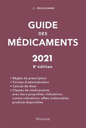 Guide des medicaments 2021, 8e ed. (9782224036119-front-cover)