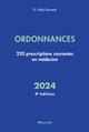 Ordonnances 2024, 9e éd, 220 prescriptions courantes en médecine (9782224036782-front-cover)