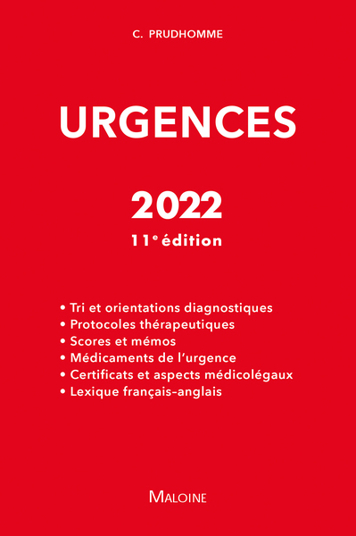Urgences, 11e ed., 2022 (9782224036478-front-cover)