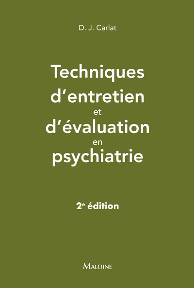 Techniques d'entretien et d'évaluation en psychiatrie, 2e ed (9782224036843-front-cover)