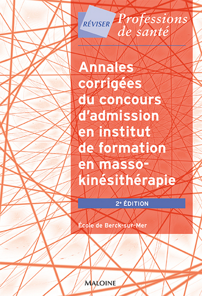 ANNALES DU CONCOURS D'ADMISSION EN INSTITUT DE FORMATION EN MASSO- (9782224034412-front-cover)