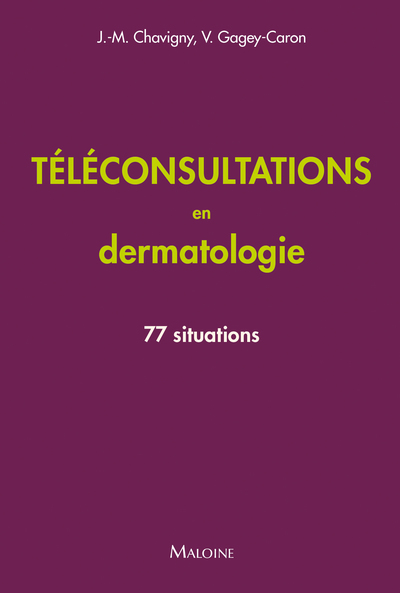 Téléconsultations en dermatologie, 77 situations (9782224036560-front-cover)