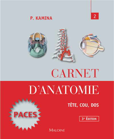 Carnet d'anatomie. T2: tète, cou, dos, 3e ed. (9782224034153-front-cover)