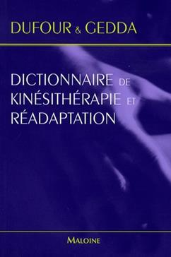 DICTIONNAIRE KINESITHERAPIE READAPTATION (9782224028664-front-cover)