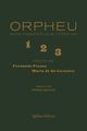 Orpheu, Revue Trimestrielle de Littérature (9782356540577-front-cover)