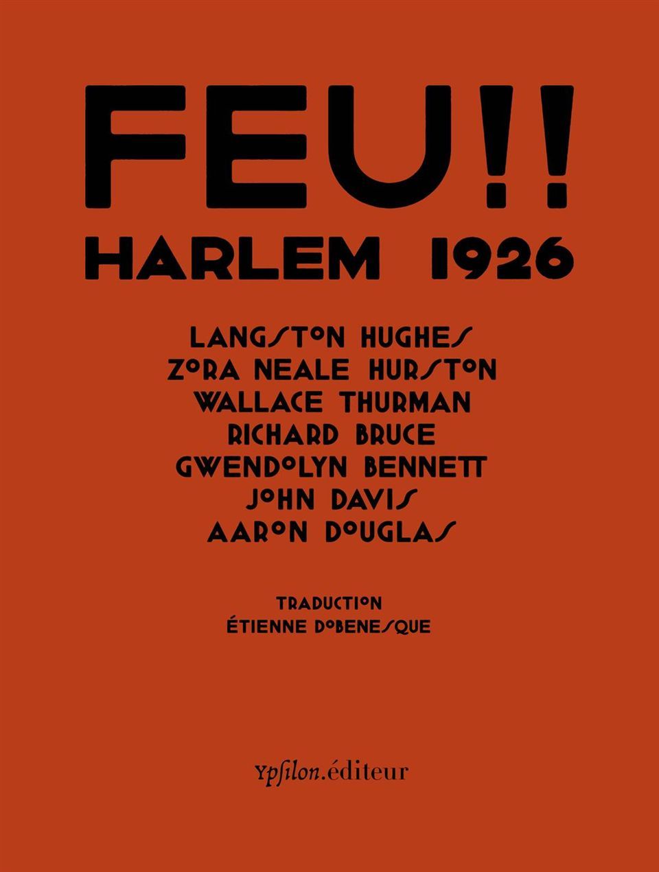 Feu!!, Harlem 1926 (9782356540737-front-cover)