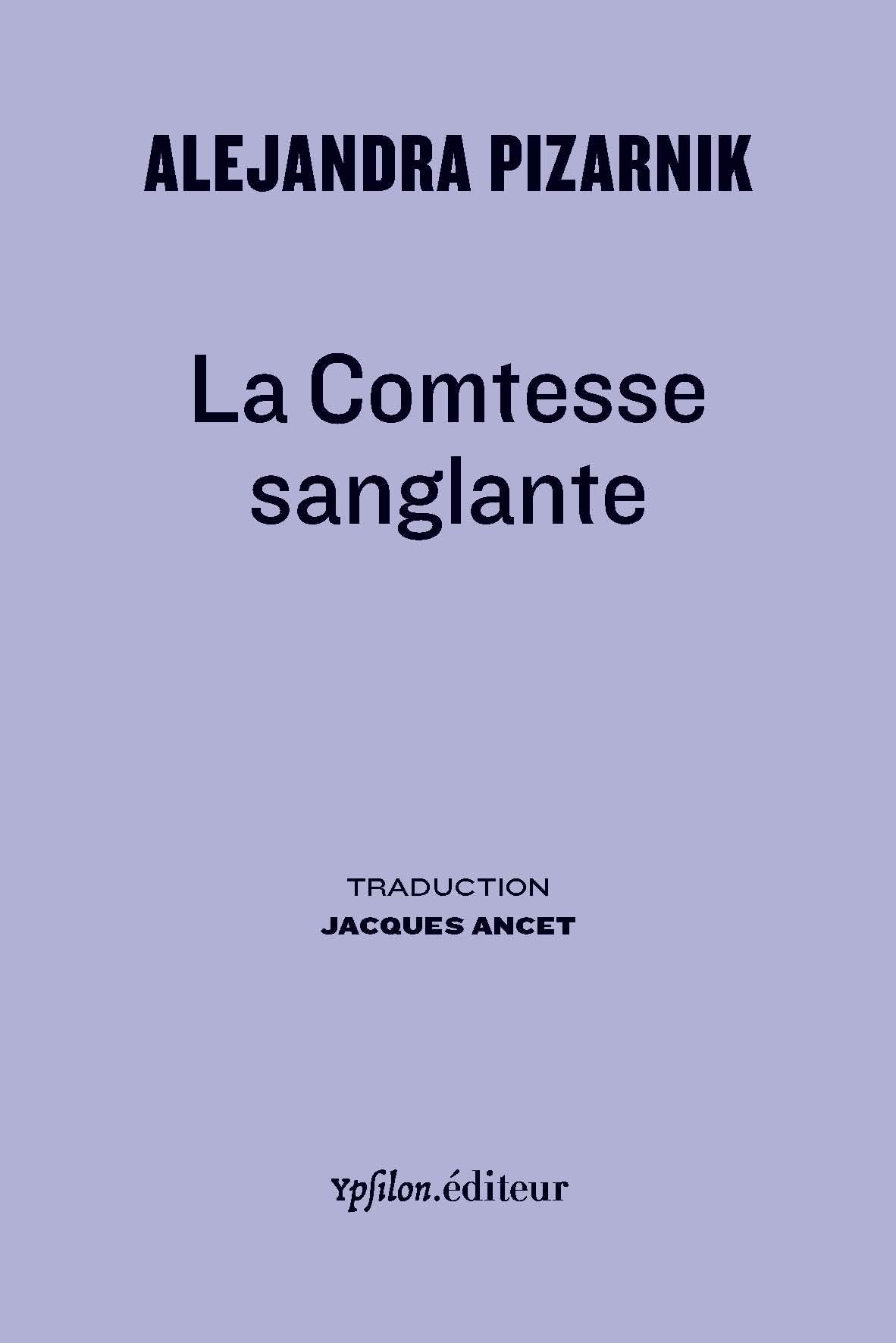 La Comtesse Sanglante (9782356540317-front-cover)