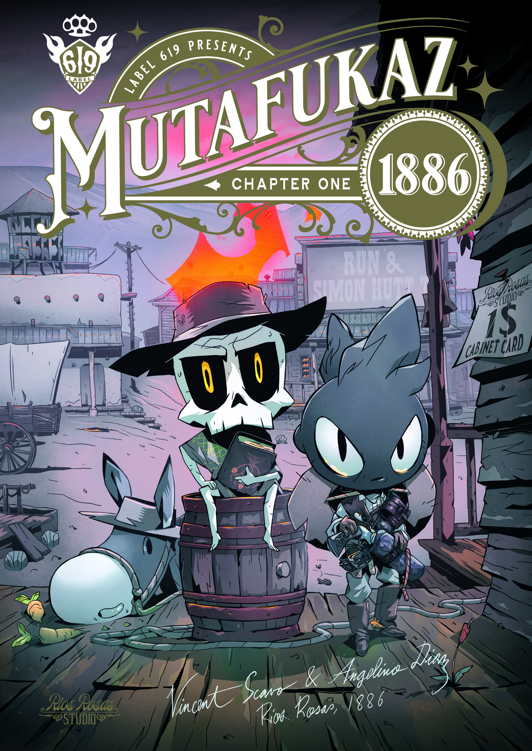 Mutafukaz 1886 - Tome 1 (9791033512516-front-cover)