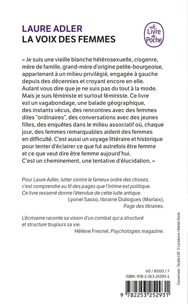 La Voix des femmes (9782253252931-back-cover)