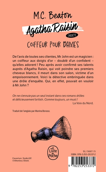 Coiffeur pour dames (Agatha Raisin enquête, Tome 8) (9782253253372-back-cover)
