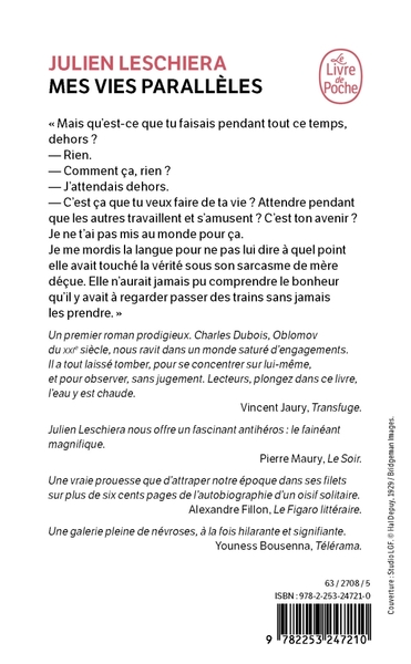 Mes vies parallèles (9782253247210-back-cover)