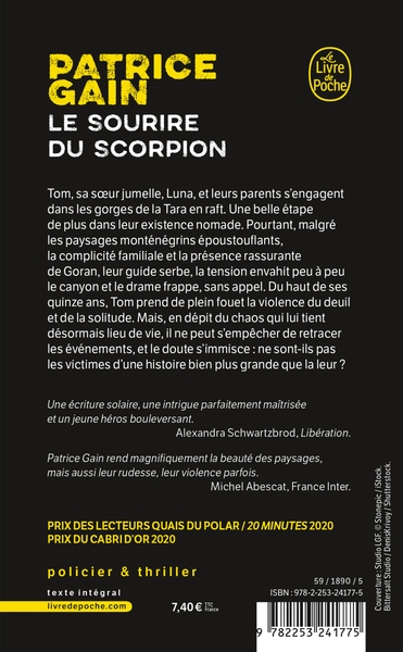 Le Sourire du scorpion (9782253241775-back-cover)