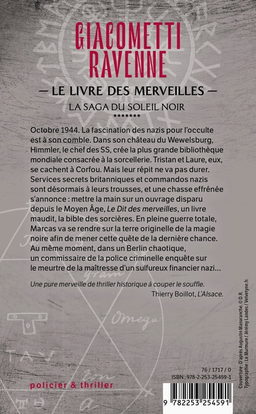 Le Livre des merveilles (9782253254591-back-cover)