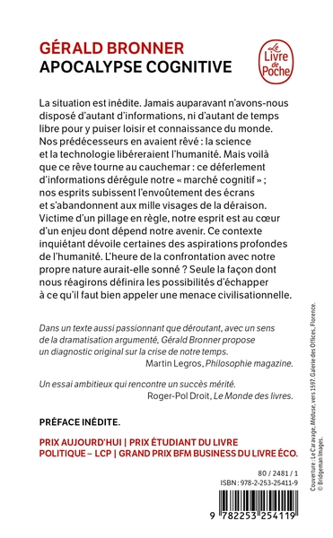 Apocalypse cognitive (9782253254119-back-cover)