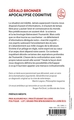 Apocalypse cognitive (9782253254119-back-cover)