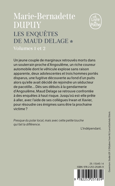 Les Enquêtes de Maud Delage, Volume 1 (9782253251859-back-cover)