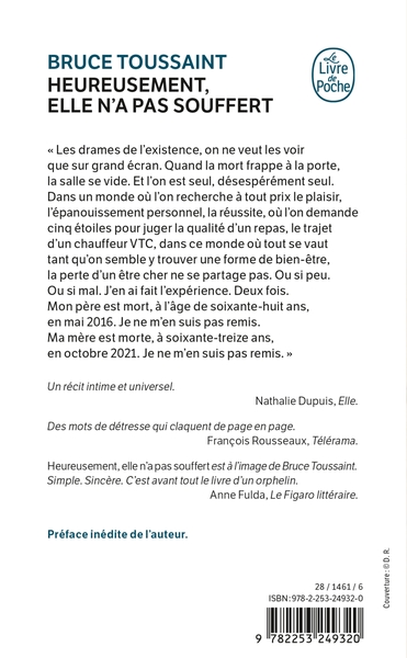 Heureusement, elle n'a pas souffert (9782253249320-back-cover)