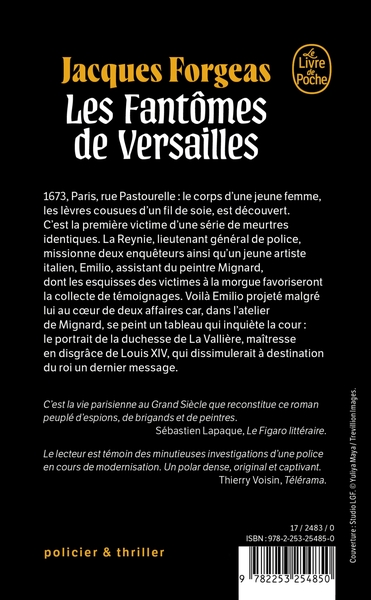 Les Fantômes de Versailles (9782253254850-back-cover)