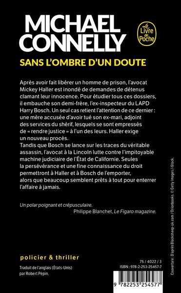 Sans l'ombre d'un doute (9782253254577-back-cover)
