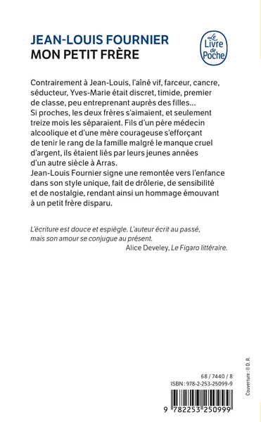 Mon petit frère (9782253250999-back-cover)