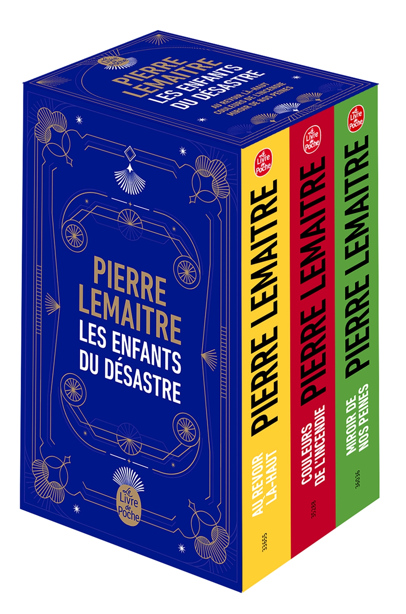 Les Enfants du désastre Coffret, Au revoir là-haut - Couleurs de l'incendie - Miroirs de nos peines (9782253256915-front-cover)
