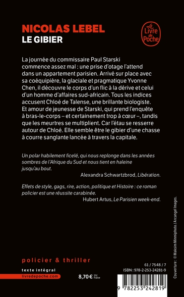 Le Gibier (9782253242819-back-cover)