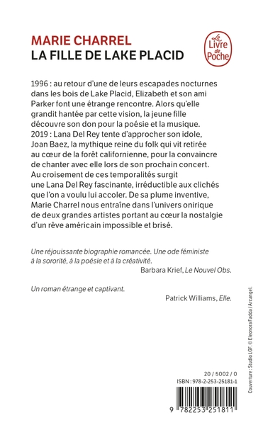 La Fille de Lake Placid (9782253251811-back-cover)