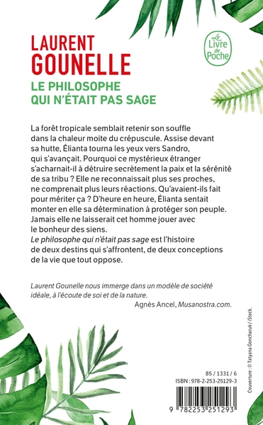 Le Philosophe qui n'était pas sage (9782253251293-back-cover)