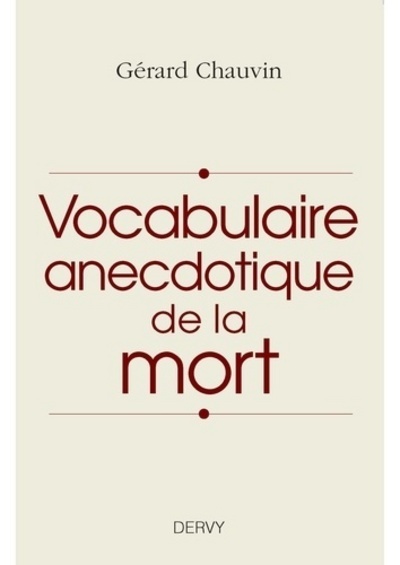 Vocabulaire anecdotique de la mort (9791024201702-front-cover)